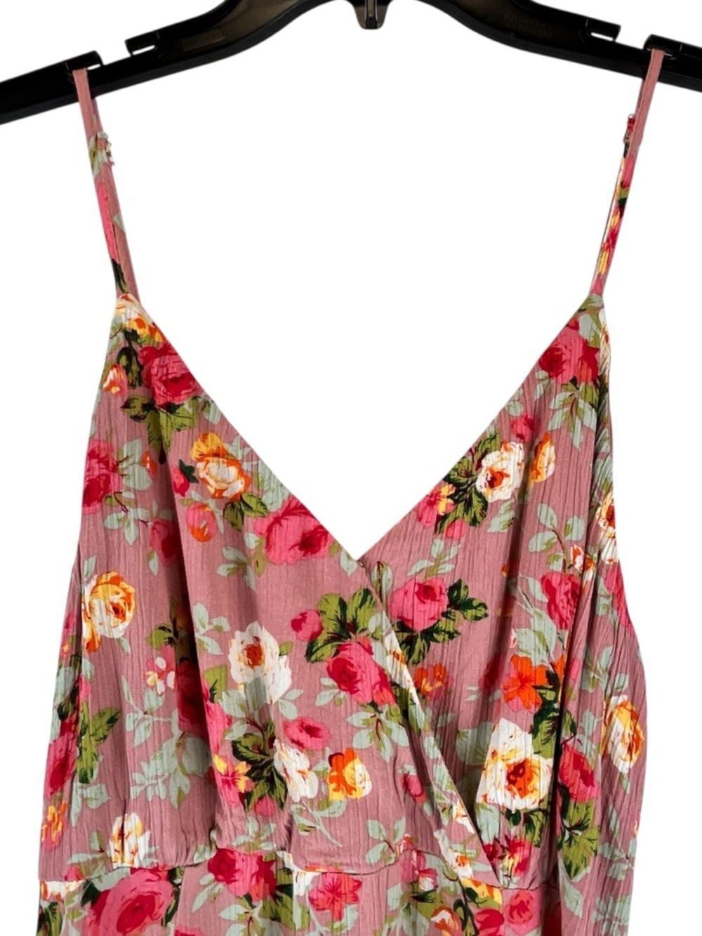 Lulus Everlasting Bliss Blush Floral Maxi Dress Sz L - Picture 4 of 10